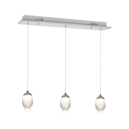 Lampa dziecięca sufitowa różowe chmurki 58W LED sterowana pilotem