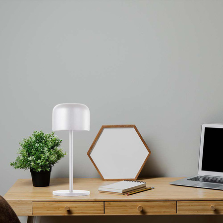 Lampka Biurkowa Nocna V-TAC 1,5W LED 21cm Ładowanie Ściemnianie Biała 