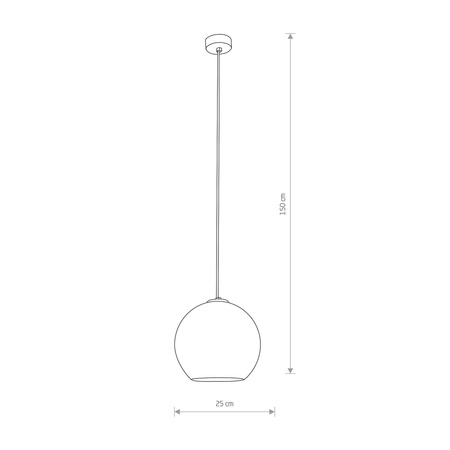 Nowodvorski Lampa wisząca chrom POLARIS