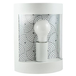 Kinkiet zewnętrzny MURET 1xE27 biały