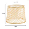 Klosz BOHO bambusowy walec 25cm TH2B
