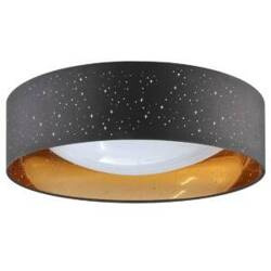 Plafon LED TULUZA czarno-złoty 24W 4000K