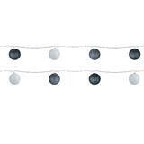 Girlanda LED biało-szare Kule 2xAA 1,5m 12SZT.