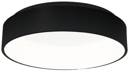 Plafon OHIO BLACK 24W LED