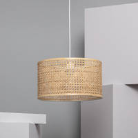 Naturalna lampa wisząca rattanowa E27 Boho Mampa