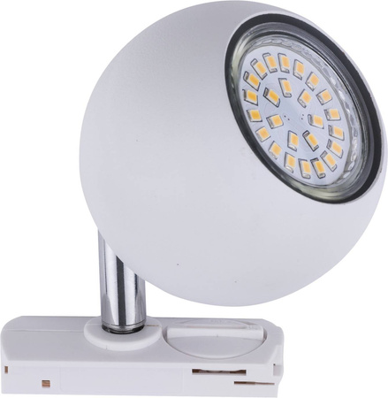 Reflektor szynowy biały GU10 1- fazowy Track Light