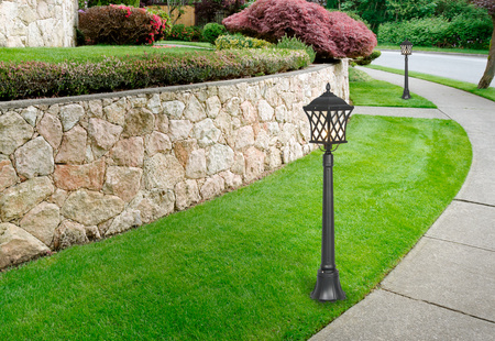 Nowodvorski Lampa zewnętrzna stojąca czarna TAY 