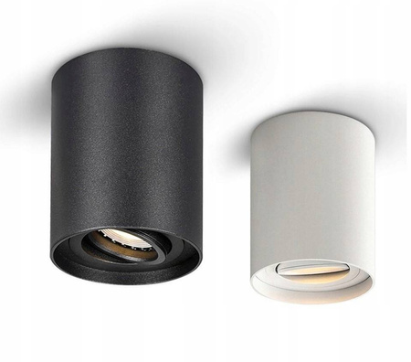 Oprawa sufitowa natynkowa Tuba GU10 biały mat