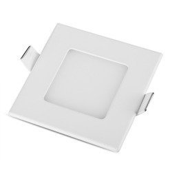Oprawa sufitowa LED 6W wpuszczana kwadratowa 3000K ciepła