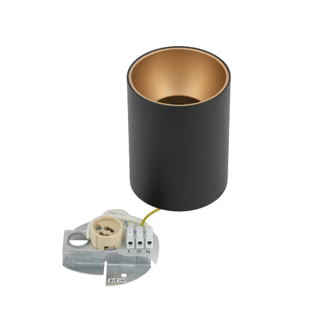 Nowodvorski Lampa punktowa natynkowa czarna EYE TONE 