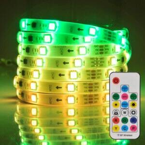 Zestaw: Taśma LED MAGIC RGB 5m, 12V, IP65, pilot, kontroler, zasilacz