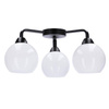 Caldera Lampa sufitowa ampla 3x60w e27 klosz biały