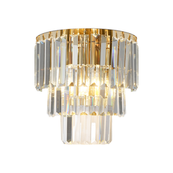 Kinkiet MILANO kryształowy 2xE14 złoty