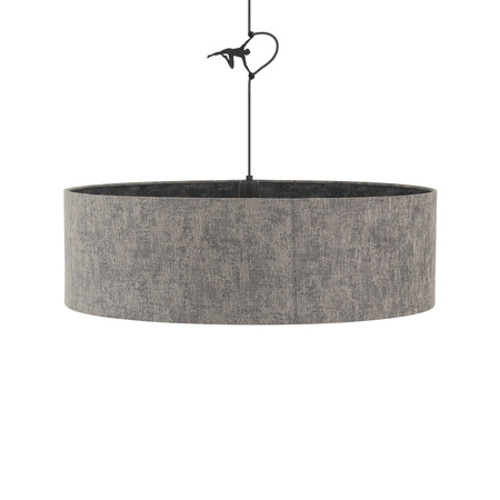 Lampa wisząca LAGO L szara tkanina 65cm Nowodvorski 11675