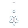 Single Ss Lampa Wisząca 1X20W E27 Iq Kids Niebieski