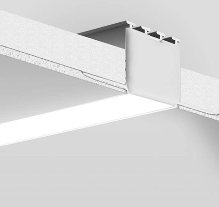 Profil do LED KOZEL architektoniczny wpuszczany Kluś  surowy 2m