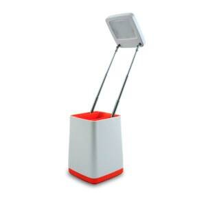 Lampa biurkowa Led HELSINKI Pomarańcz, USB