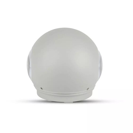 Kinkiet Ścienny V-TAC 6W LED Szary Okrągły IP65 VT-836 3000K 660lm