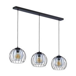 Lampa wisząca UNIVERSO BLACK 3xE27