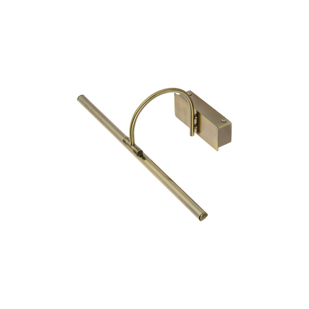 Nowodvorski Kinkiet obrazowy stal mosiądzowana GIOTTO LED S