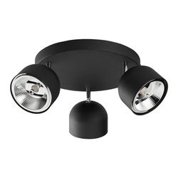 Lampa sufitowa ALTEA Black 3xGU10