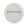 Oprawa Schodowa 2W LED V-TAC Biała Okrągła 230V IP65 VT-1142 4000K 80lm