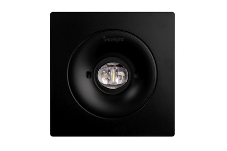 Intelight Oprawa sieciowo-awaryjna podtynkowa STARLET SPOT QUAD SP 350 M 2H MT [BLK] / 84846