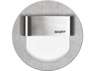 Oprawa schodowa RUEDA LED Light Skoff szlif inox 0,8W 10V DC IP66 b. niebieska