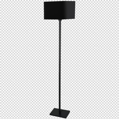 Lampa stojąca NAPOLI BLACK/GOLD 1xE27 czarny złoty