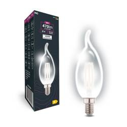 Żarówka Filament  LED C37 płomyk BXS E14 4W 470lm 4000K