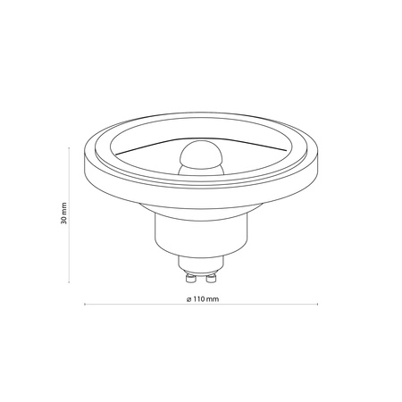 ŻARÓWKA LED ES111 GU10 230V 11 W 4000K