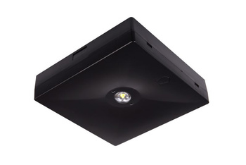 Oprawa sieciowo-awaryjna natynkowa STARLET QUAD SQ 350 CB [BLK] / współpraca z centralną baterią / 86533