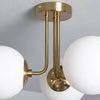 Lampa Sufitowa z Metalu i Szkła Amatler 3xE27
