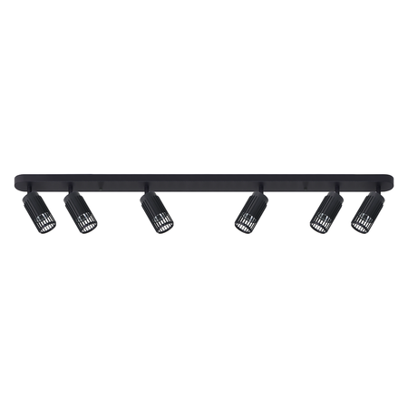 Lampa sufitowa VERTICAL BLACK SPOT 6xGU10