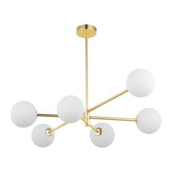 Lampa sufitowa SARIUS Gold 6xG9 wysoka