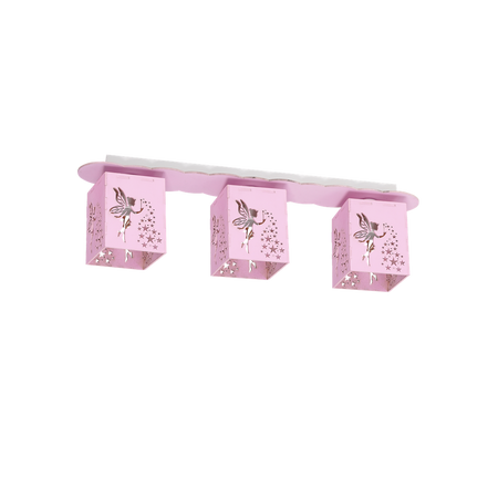 Lampa sufitowa FAIRY PINK 3xE27 60W