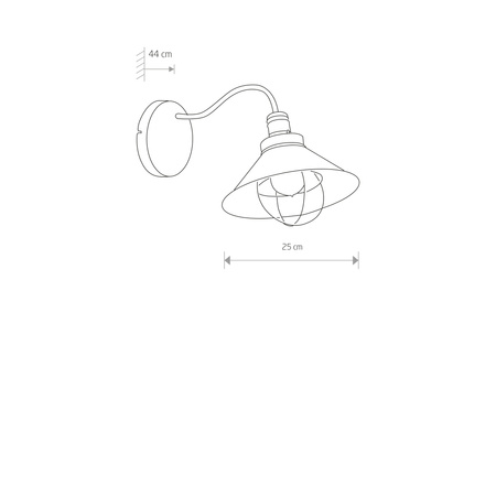 Nowodvorski Kinkiet GARRET