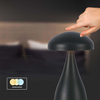 Lampka Biurkowa Nocna V-TAC 1W LED 22cm Ładowanie USB Ściemnianie Czarna VT-1041 3000K-6000K 55lm