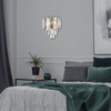 Kinkiet ścienny luksusowy kryształowy Luxury Gold Grey WSC027