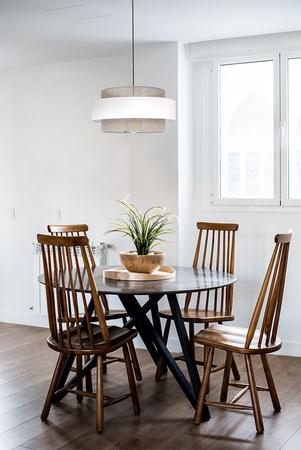 Dekoracyjna lampa wisząca, szeroki abażur K-5271 z serii CEZAR