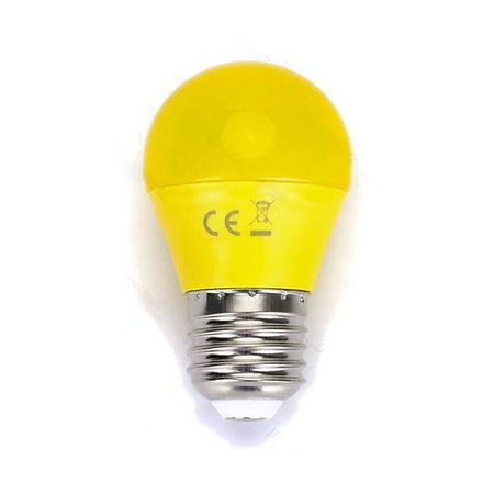 Żarówka LED 4W E27 G45 kulka żółta