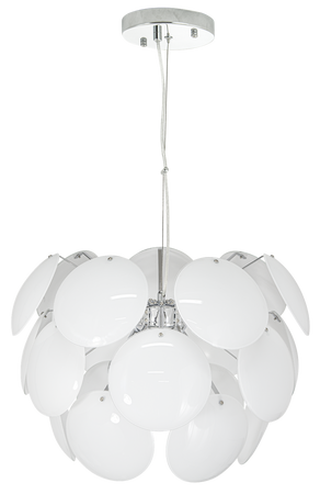Lampa wisząca Clio 3xE27 Chrom i biały