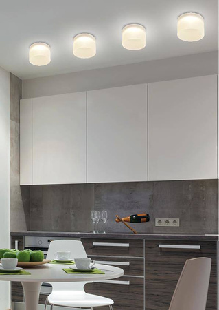 Oprawa stropowa mrożony akryl tuba oczko GU10 Candellux 2273679