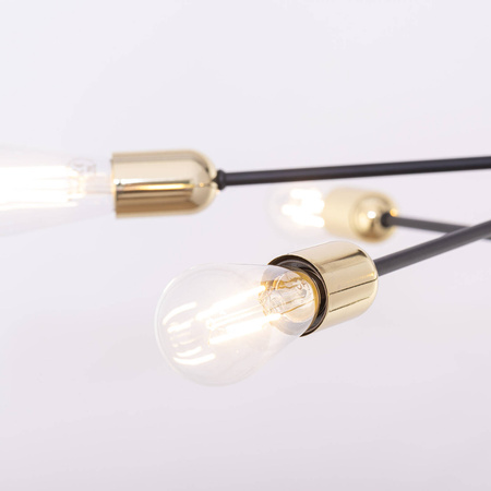 Lampa sufitowa VISTA Gold 6xE27