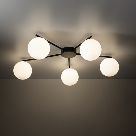 Lampa sufitowa ELTON BLACK 5xG9