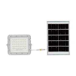 Projektor LED Solarny V-TAC 6W Pilot, AUTO, Timer, IP65 Biały VT-40W-W 6400K 400lm