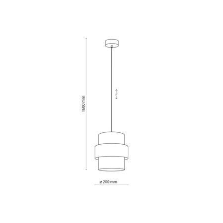 Lampa wisząca CALISTO E27