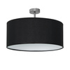 Lampa sufitowa CASINO BLACK/CHROME 1xE27 czarna