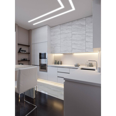 Profil KOZEL-50, nieanodowany, srebrny, 2005 mm