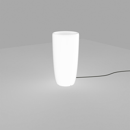 Nowodvorski Lampa przenośna zewnętrzna biała FLOWERPOT M 